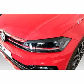 Spoilers de phare sur mesure pour Volkswagen Polo VI 2017- (ABS)