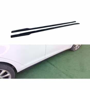 Jeu de jupes latérales sur mesure pour Alfa Romeo Giulietta 2010-2020 (ABS Noir brillant)