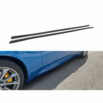 Jeu de jupes latérales sur mesure pour Alfa Romeo Giulia 2015 - (ABS Noir brillant)