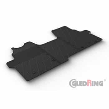 Tapis en caoutchouc sur mesure pour Ford Transit Custom Furgon 2023- (Manuel, siège/banc)