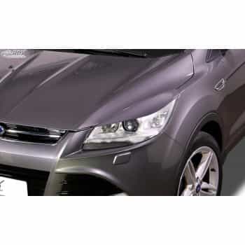 Spoilers de phare sur mesure pour Ford Kuga II (DM2) sans Facelift 2013-2016 (ABS)
