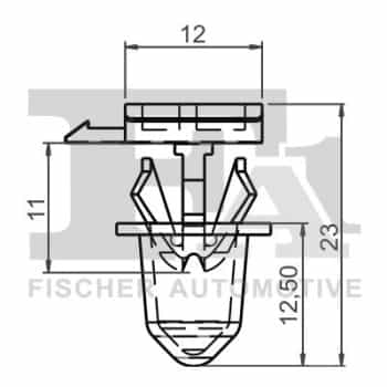 Clip, bande décorative/protectrice