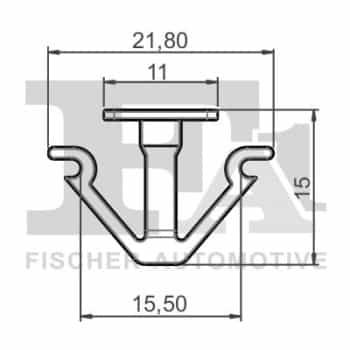 Clip, bande décorative/protectrice