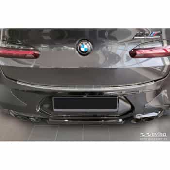 Protection de pare-chocs arrière en acier inoxydable sur mesure pour BMW X4 G02/F98 M Competition Facelift 2021 - '