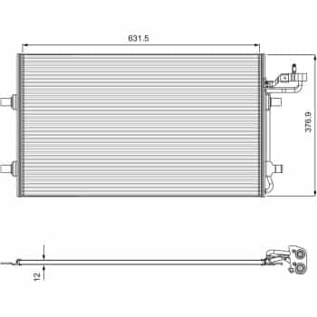 Condenseur, climatisation 814323 Valeo