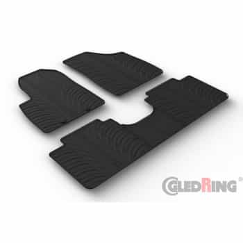 Tapis en caoutchouc adapté pour Forthing T5 Evo 2021- (profilé en T 5 pièces + clips de montage)