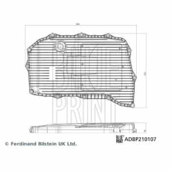 Filtre hydraulique, transmission automatique Blue Print Solution ADBP210107