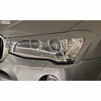 Spoilers de phare sur mesure pour BMW X3 (F25) Facelift & X4 (F26) 2014-2018 (ABS)