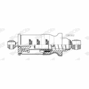 Amortisseur, suspension de cabine