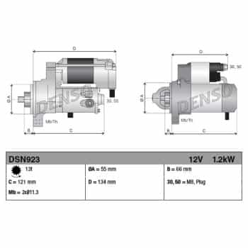 Démarreur / Démarreur DSN923 Denso