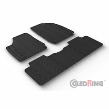 Tapis en caoutchouc sur mesure pour Hyundai Ioniq 6 (CE) 2022- (profil T 5 pièces)