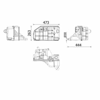 Vase d'expansion, liquide de refroidissement