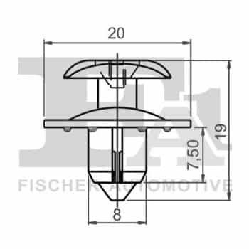 Clip, bande décorative/protectrice