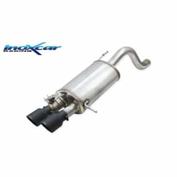 Pot d'échappement sport 100% acier inoxydable sur mesure pour Hyundai i20 N 1.6 Turbo (204pk) 2020- 2x90mm Céramiq