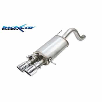 Pot d'échappement sport 100% inox sur mesure pour Hyundai i20 N 1.6 Turbo (204cv) 2020- 2x90mm X-Race
