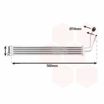 Refroidisseur d'huile, direction 06013720 International Radiators