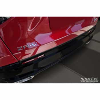 Protection de seuil de coffre arrière en acier inoxydable noir mat sur mesure pour Honda ZR-V (RZ4) 2023-