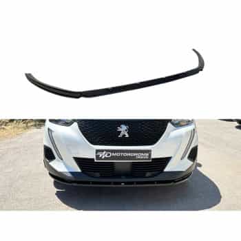 Spoiler avant sur mesure pour Peugeot 2008 II 2019- (ABS noir brillant)