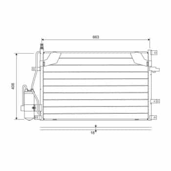 Condenseur, climatisation 822746 Valeo