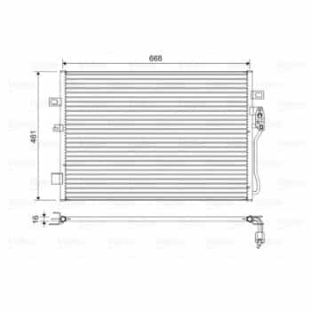Condenseur, climatisation 822625 Valeo