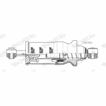 Amortisseur, suspension de cabine