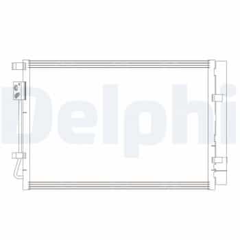Condenseur, climatisation CF20414 Delphi