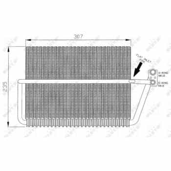 Evaporateur climatisation 36070 NRF