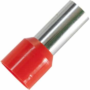 Embout pour câble de 50 mm² avec isolation rouge