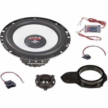 Kit composite 2 voies MFIT Volkswagen Passat 3C prêt à l'emploi 165 mm