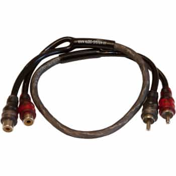 SYSTÈME AUDIO CÂBLE RCA HAUTE PERFORMANCE Rallonge de câble Cinch OFC 500 mm