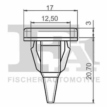 Clip, bande décorative/protectrice