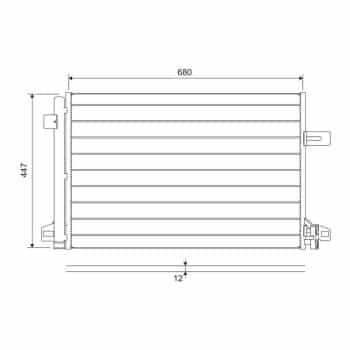 Condenseur, climatisation 822691 Valeo