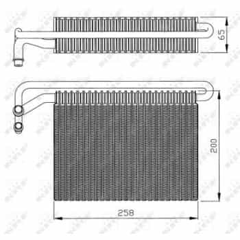 Evaporateur climatisation EASY FIT 36096 NRF