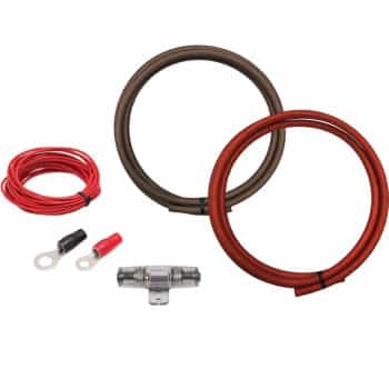 SYSTÈME AUDIO Jeu de câbles HAUTE QUALITÉ 20mm²OFC (batterie dans le coffre)