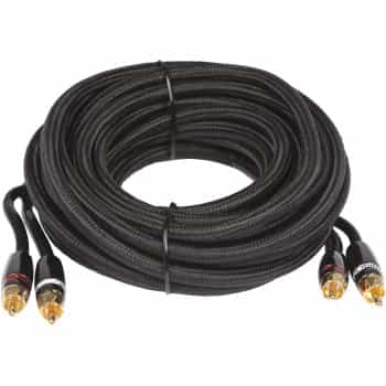 SYSTÈME AUDIO Câble cinch HAUT DE GAMME. Câble RCA OFC 6000 mm avec SNAKE-SKIN