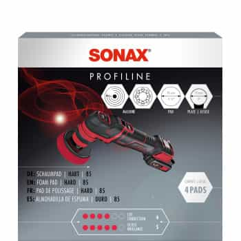 Sonax Disque de polissage dur 85mm rouge