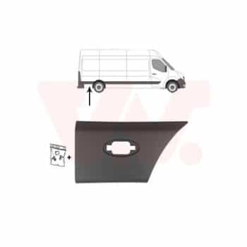 Panneau décoratif / de protection, paroi latérale