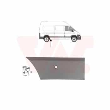 Panneau décoratif / de protection, paroi latérale