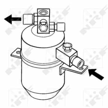Filtre déshydratant, climatisation 33067 NRF
