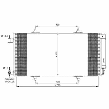 Condenseur, climatisation 35786 NRF