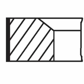 Jeu de segments de piston