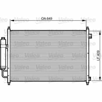 Condenseur, climatisation 814231 Valeo