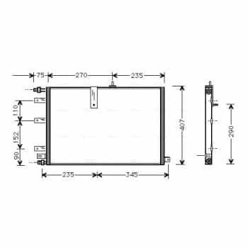 Condenseur, climatisation SB5034 Ava Quality Cooling