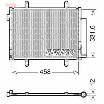 Condenseur, climatisation DCN47011 Denso