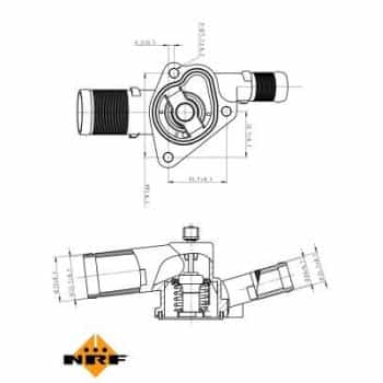 Thermostat, liqiuide de refroidissement EASY FIT