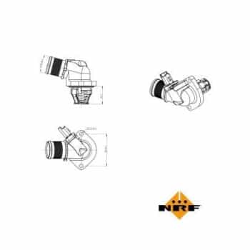 Thermostat, liqiuide de refroidissement EASY FIT