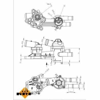 Thermostat, liqiuide de refroidissement EASY FIT