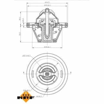Thermostat, liqiuide de refroidissement EASY FIT