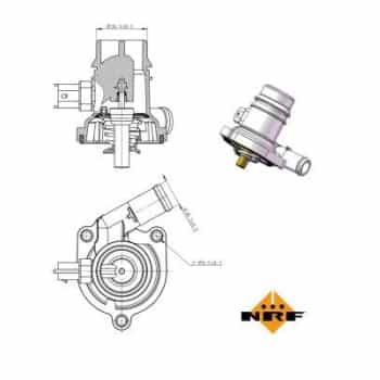 Thermostat, liqiuide de refroidissement EASY FIT