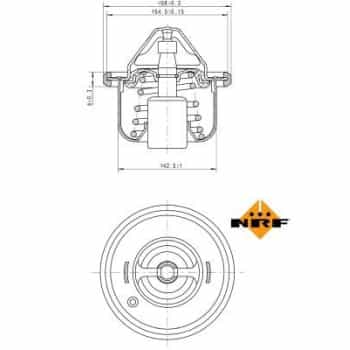 Thermostat, liqiuide de refroidissement EASY FIT